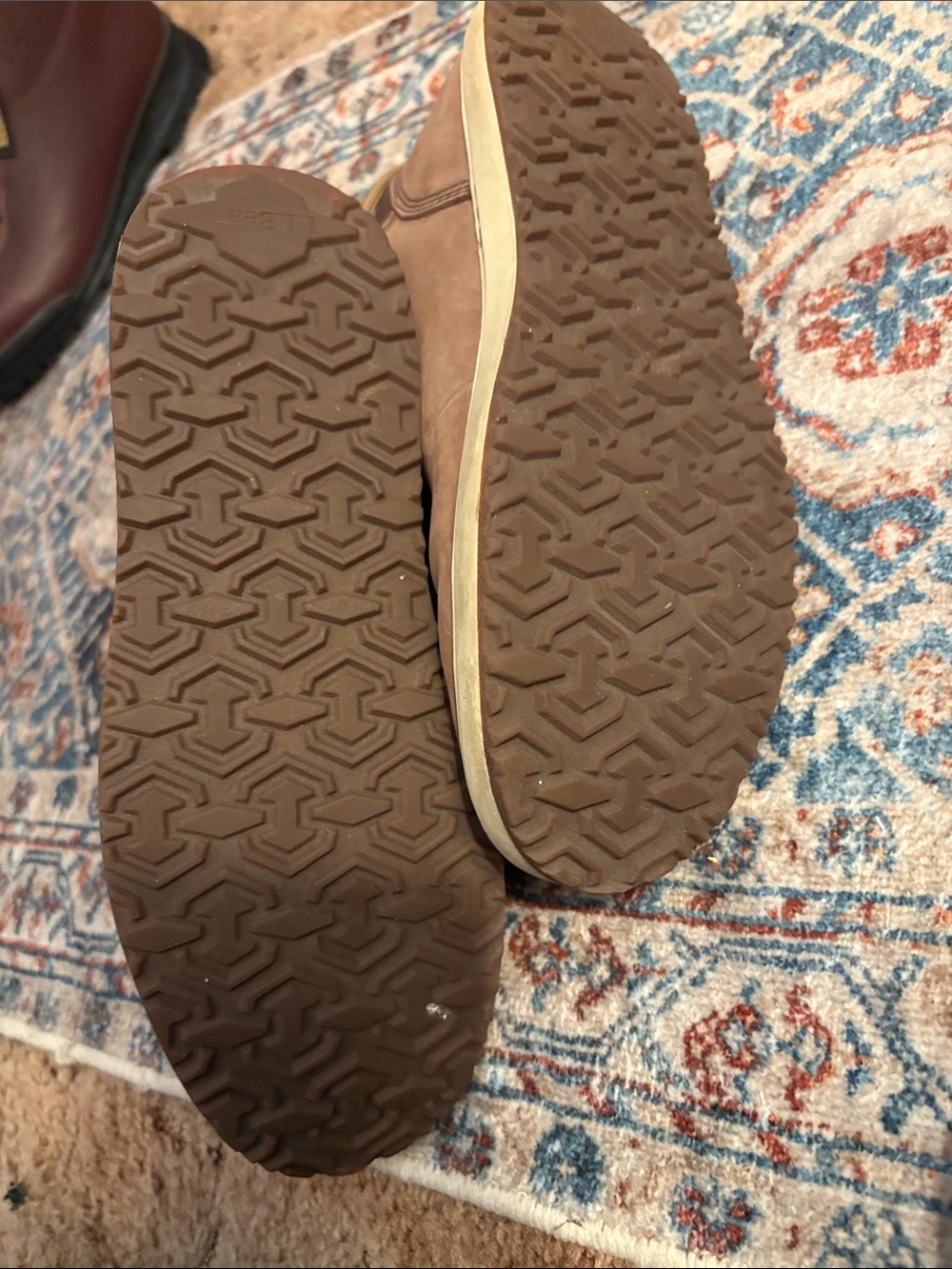 Women’s LL Bean Brown Leather Slip-On Casual Boots - Picture 5 of 6
